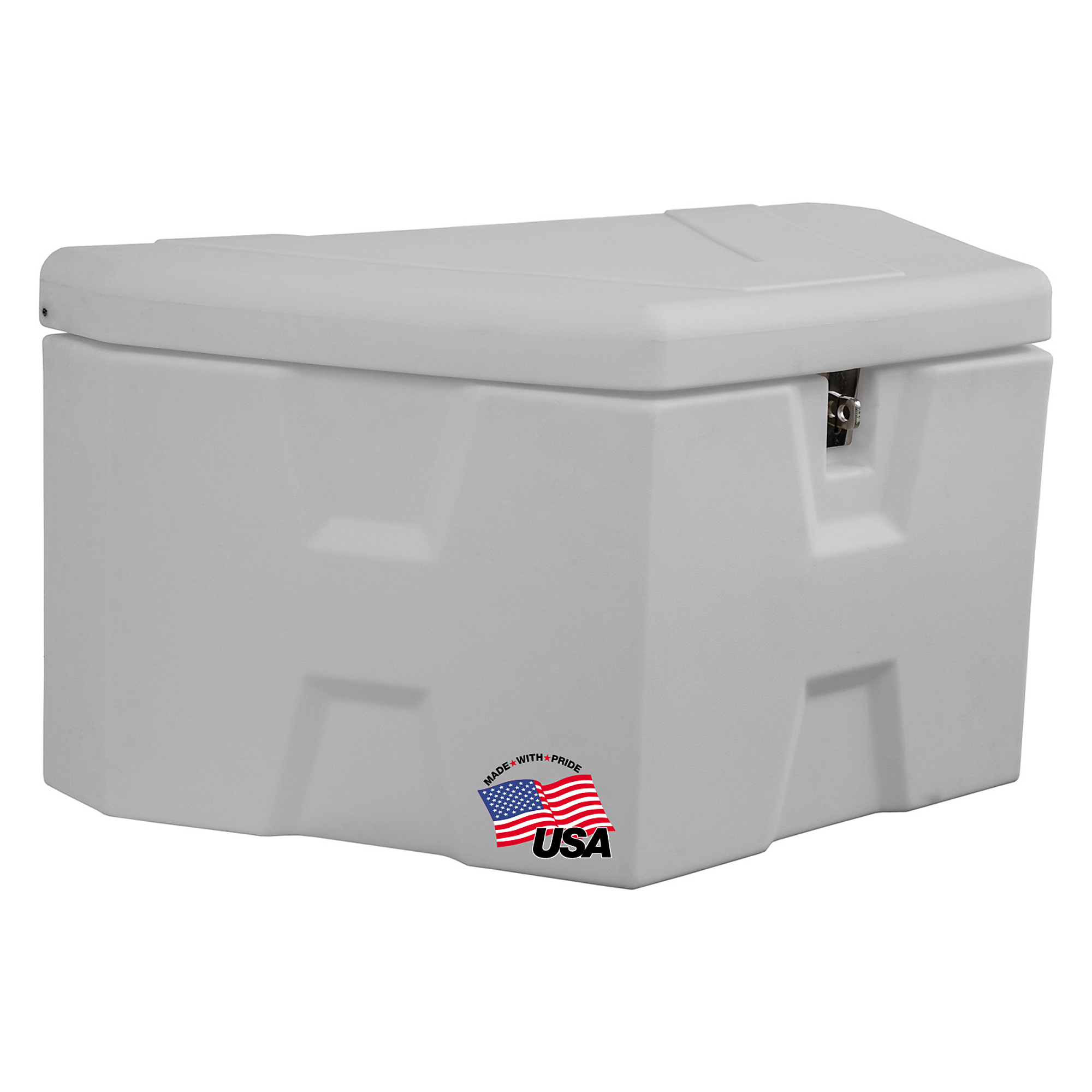 Buyers Products, 36in. Wide White Poly Trailer Tongue Truck Box, Width 36 in, Material Polyurethane, Color Finish Matte White, Model# 1701679